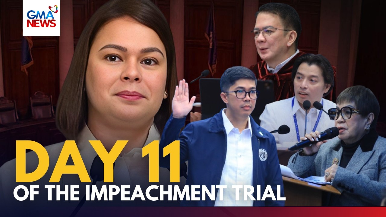 FULL - Day 11 of the VP Sara Duterte Impeachment (August 3, 2026) | GMA News