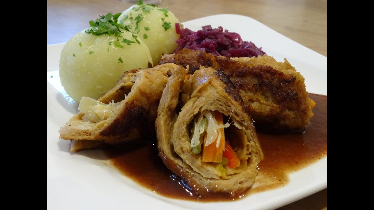 Roulade vegan (aus Soja-Big-Steaks) / saftige Roulade