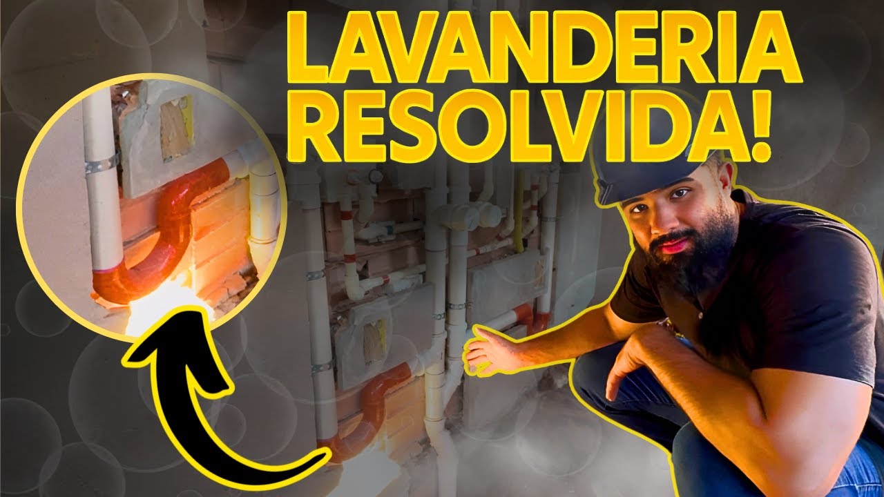 COMO eu RESOLVI o ESGOTO dessa LAVANDERIA