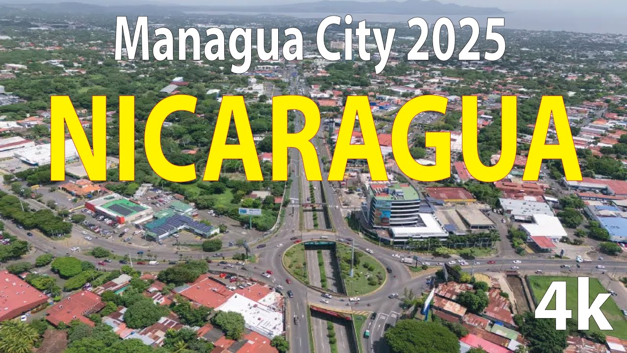 Managua City - Nicaragua 4K By Drone 2025