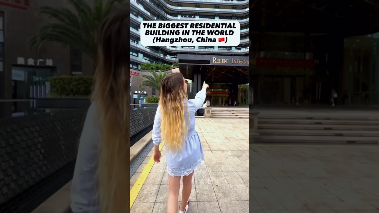Biggest residential building in the world. Hangzhou, China 🇨🇳 #china #foreignerinchina #hangzhou