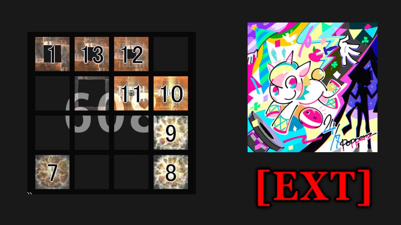 【jubeat beyond the Ave.】24/7 Popperz(EXT) 譜面確認(シャッター+ハンドクラップ+同時色分け)