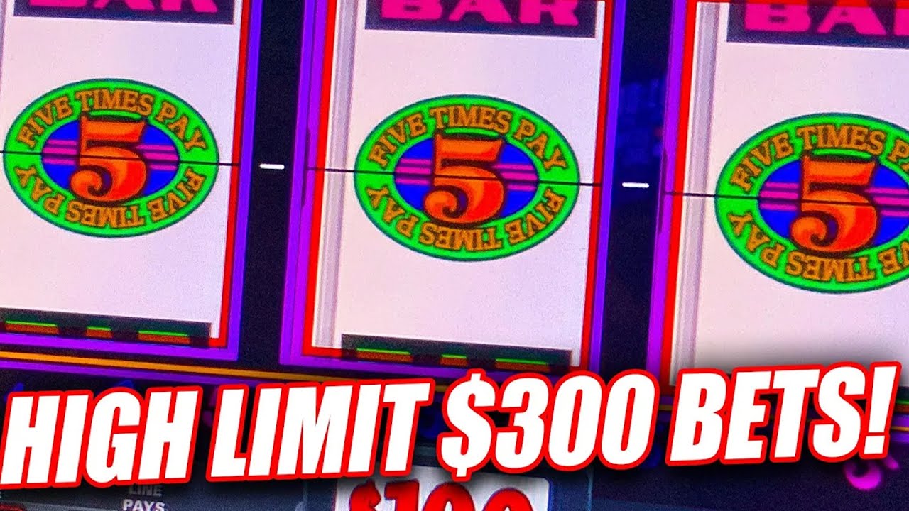 EPIC SLOT PLAY ON 5X PAY HIGH LIMIT ★ INSANE SLOT MACHINE MACHINE PLAY $300 BETS