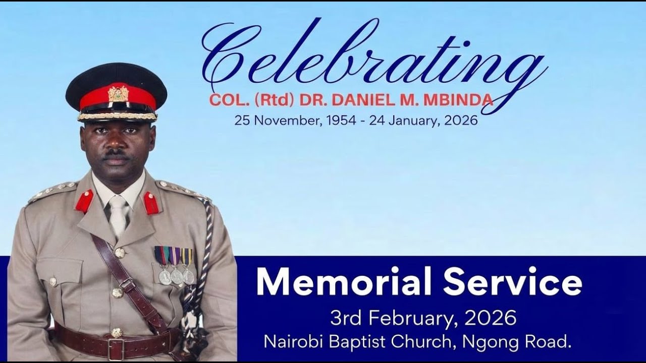 Celebrating Col. (Rtd) Daniel M. Mbinda, MBS