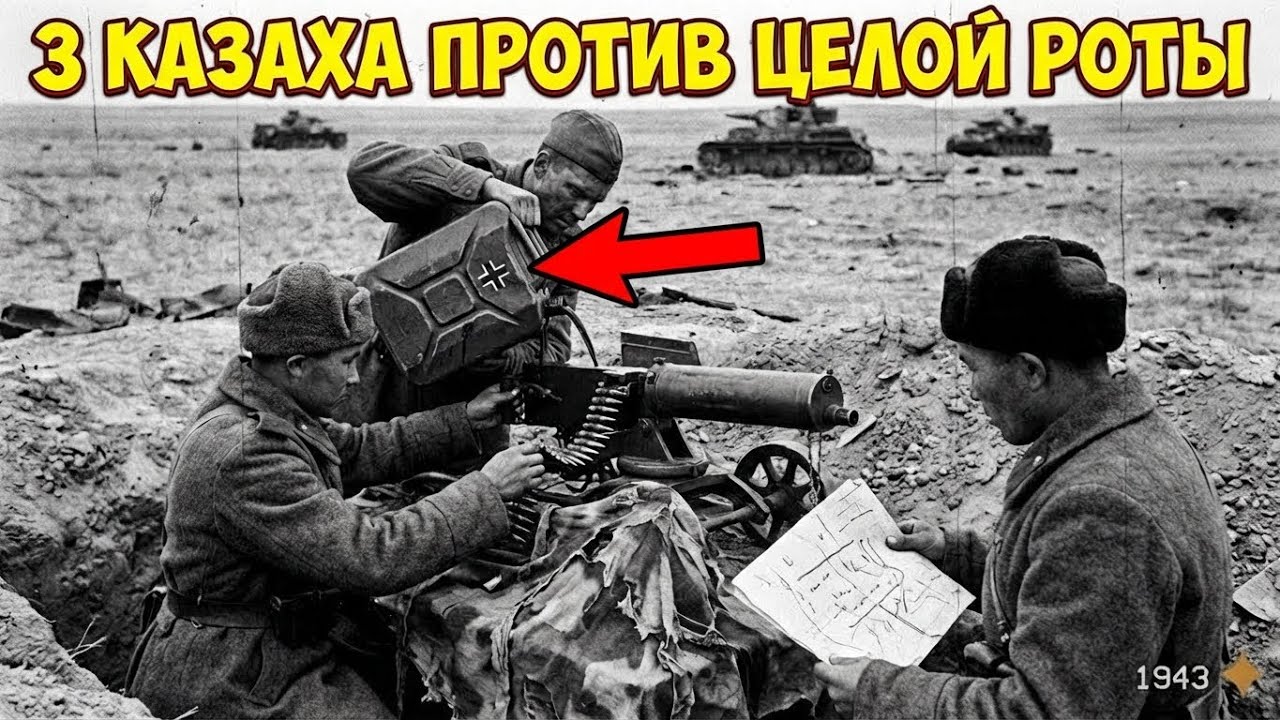 3 КАЗАХА ПРОТИВ ЦЕЛОЙ РОТЫ: Как смекалка кочевников уничтожила планы Вермахта