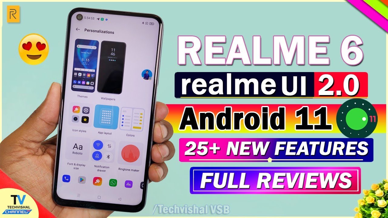 Realme 6 New realme Ui 2.0 Android 11 Update Full Review | 25+ TOP Features | Realme 6 New Update