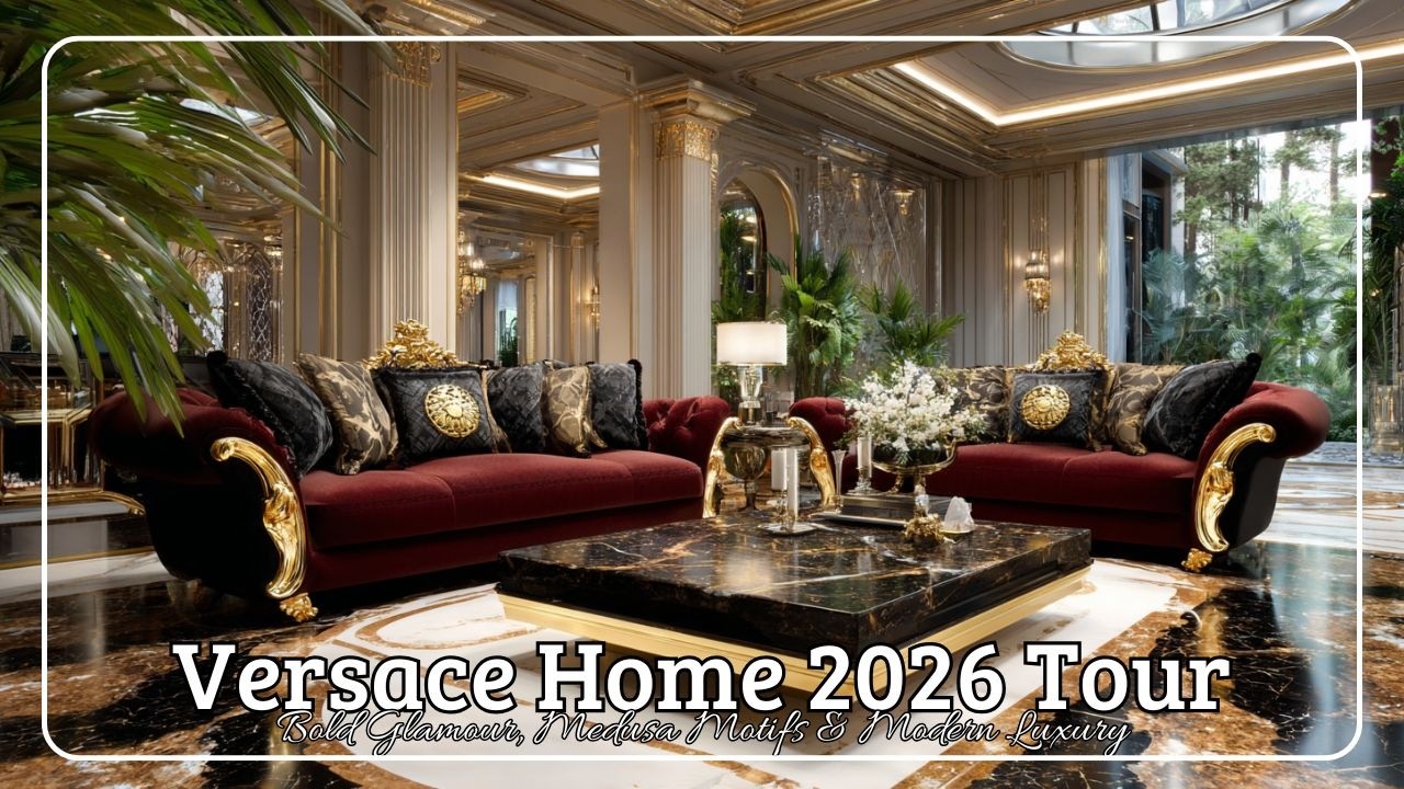Inside Versace Home 2026 ✨ High-Fashion Interiors Redefining Luxury Living