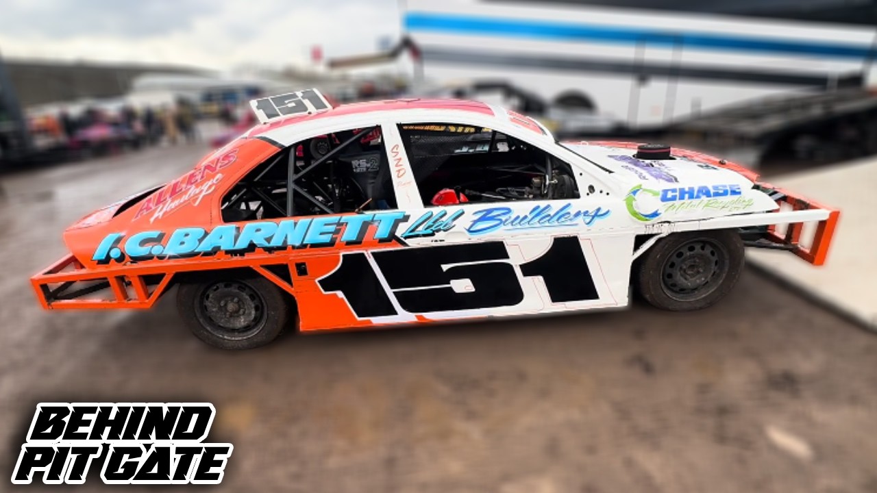 Behind Pit Gate - National Saloon Stock Cars (Kings Lynn - 2026 Season Opener 28/02/26)