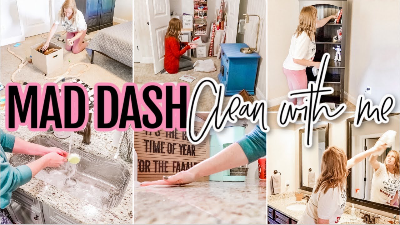 MAD DASH CLEAN WITH ME! | DOING THE MOST
