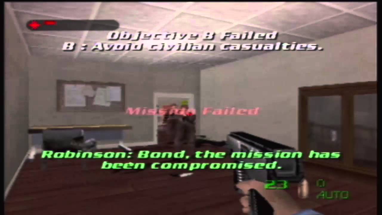 Lets play world is not enough N64 courior