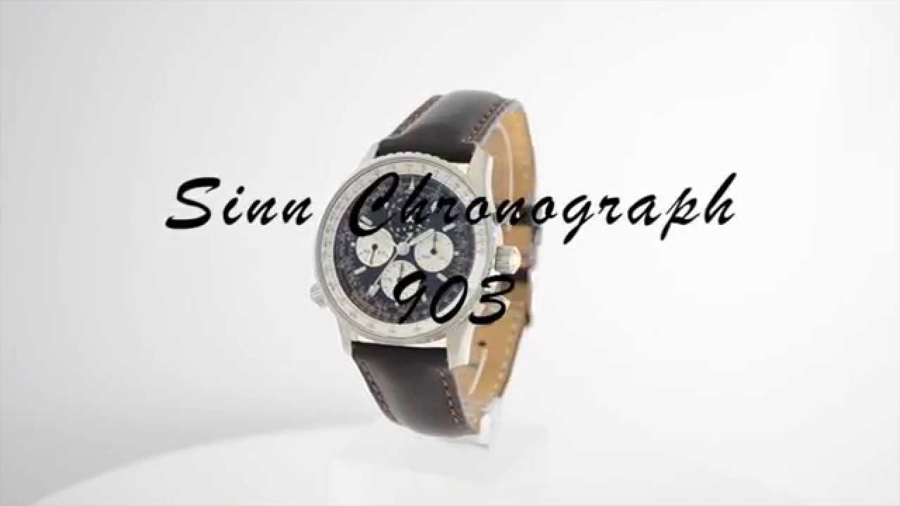SINN Modell 903 Klassik Armbandchronograph limited Edition