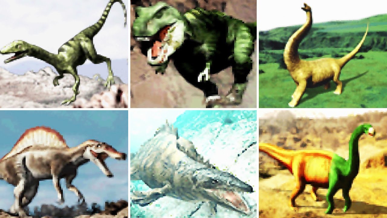 ALL 140 DINOSAURS - Jurassic Park 3: Park Builder (GBA)