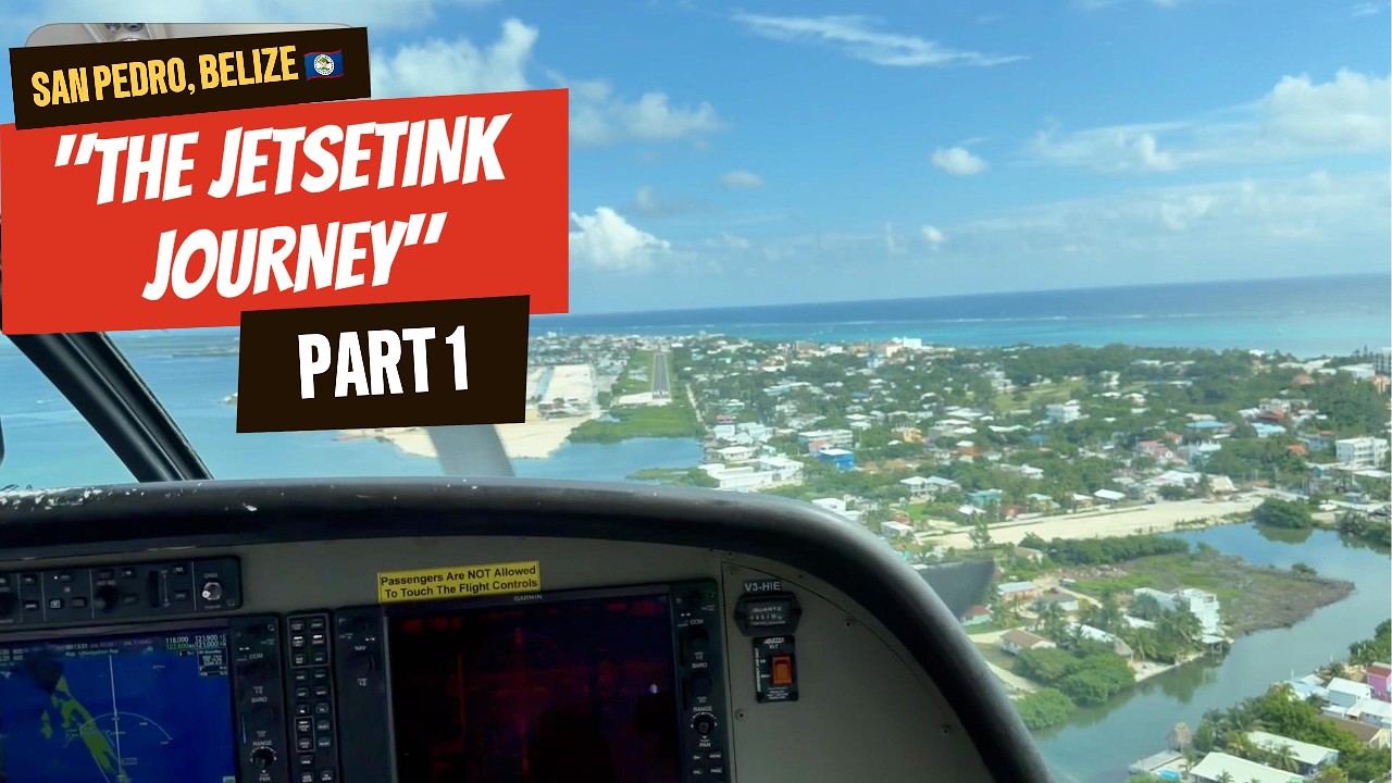 Flying Into Belize & Visiting the Great Blue Hole | Travel Vlog