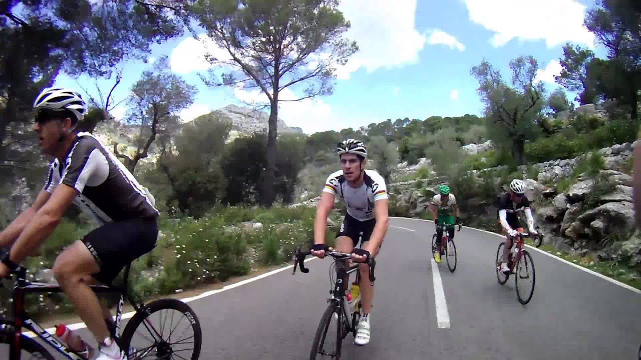 Max H&uuml;rzeler Mallorca Classics 2013 erster Berg Cura Lluc mit Eric Zabel und Franco Marvulli