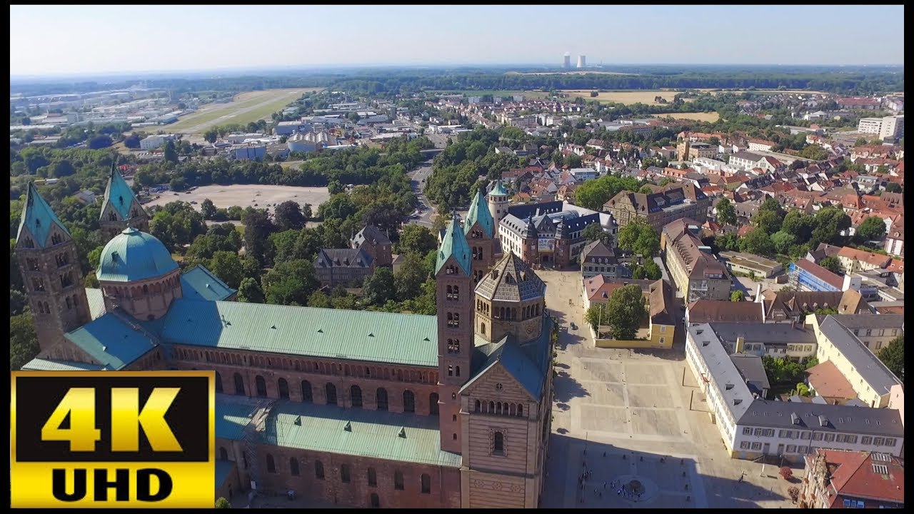 Speyer von oben - DJI Drone 4K UHD Video