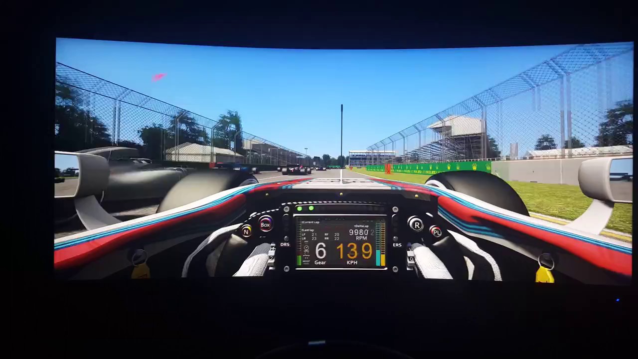4k F1 2017 AC Albert Park Circuit (Melborne) Acer XR342CK 34