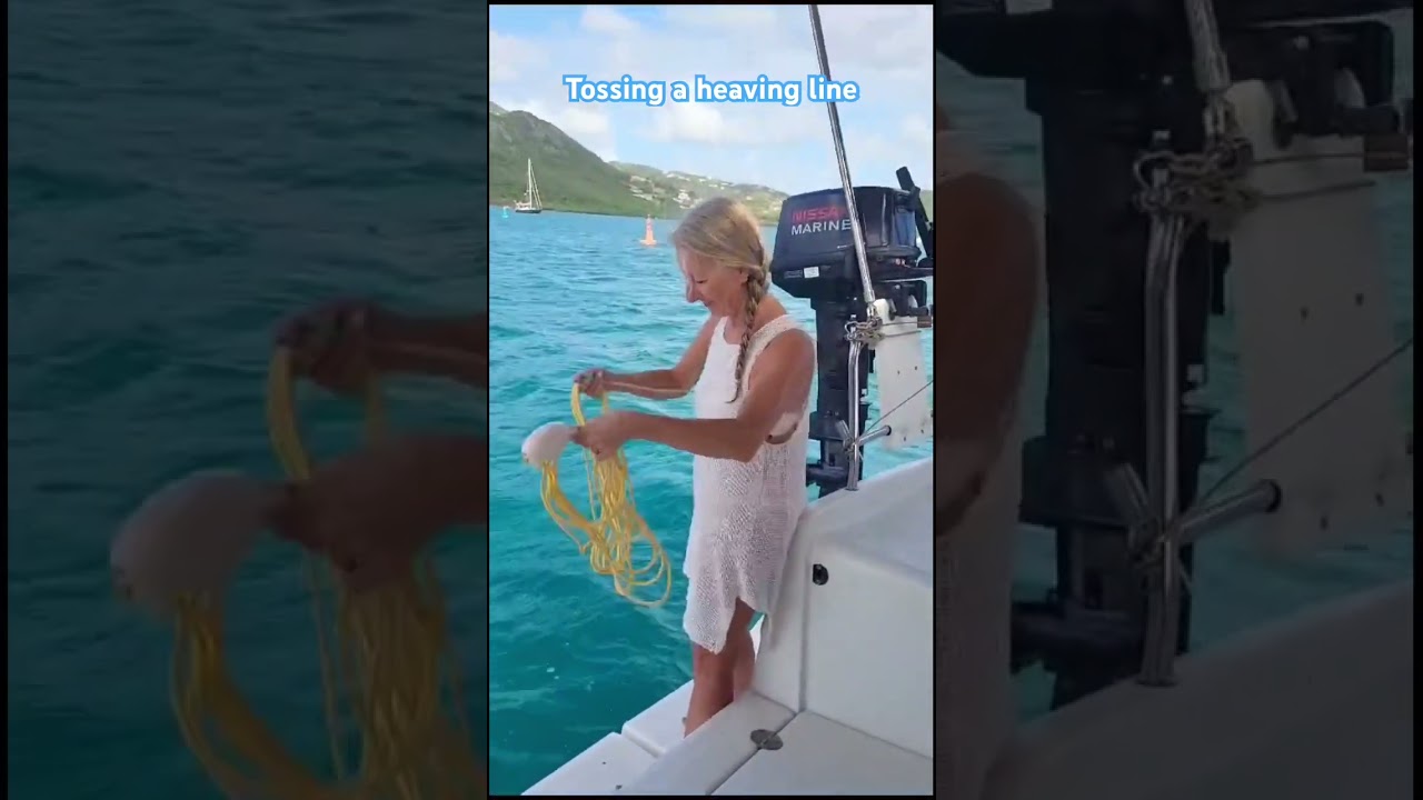 How to toss a heaving line #shorts #shortvideo #heavingline
