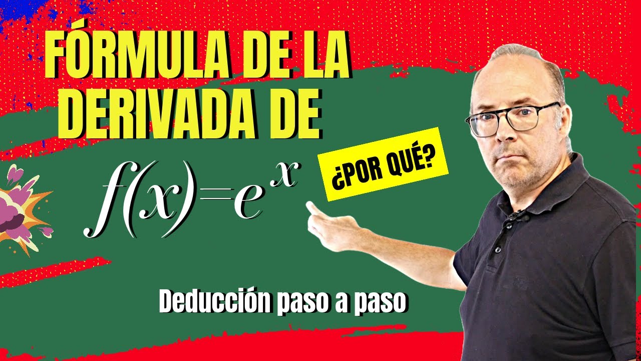 📌 ¿Por qué la DERIVADA de la EXPONENCIAL es ella misma? Deducción usando la REGLA de la CADENA👌