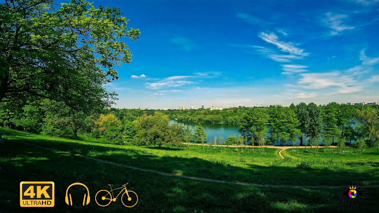 4k Virtual Tour at TINERETULUI PARK - Trailer, Bucharest | Beats mix | 🇷🇴