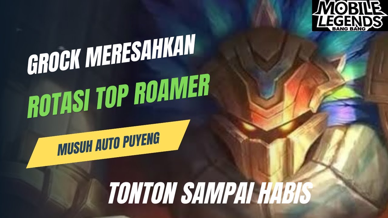 JHONSON DIBUAT TAK BERDAYA OLEH GROCK, HYPER MUSUH DIBUAT SERET FARMING #mobilelegends