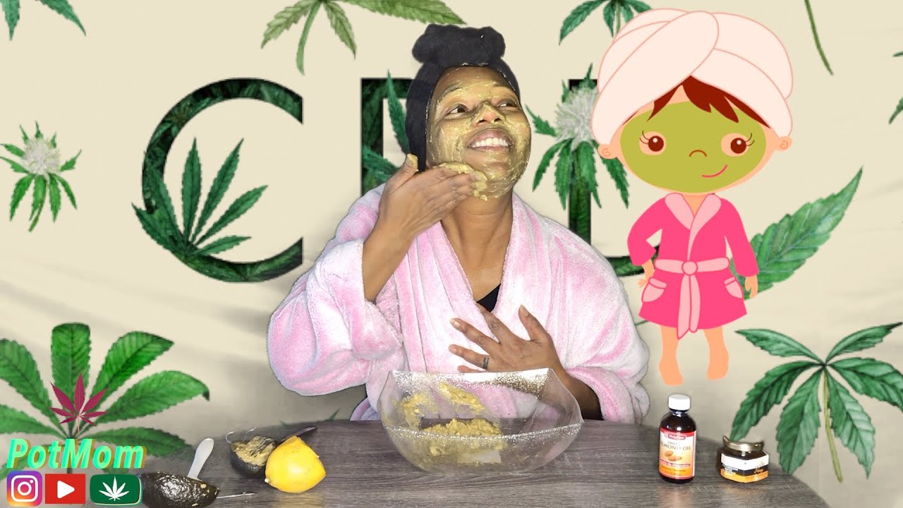 CBD Avocado Face Mask for SPA-LIKE SKIN! | Easy DIY Tutorial at Home