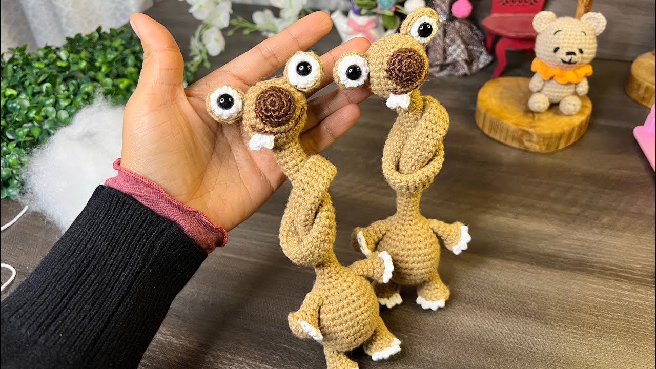 Pequeño Sid cuello largo tejido a crochet 🧶paso a paso TUTORIAL COMPLETO 