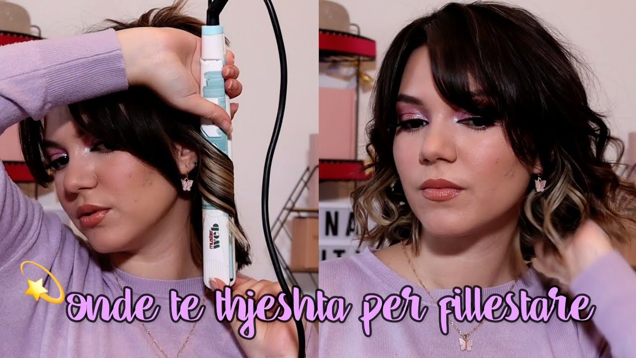 ONDE TE THJESHTA PER FILLESTARE/ SI TE STILONI FLOKE TE SHKURTER ME BALUKE||XHENA KURTI