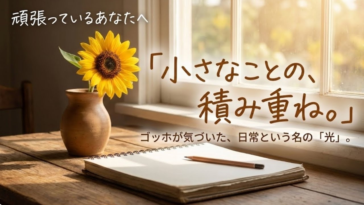 小さなことの積み重ねが、あなたを救う。天才画家が最後に気づいた真実