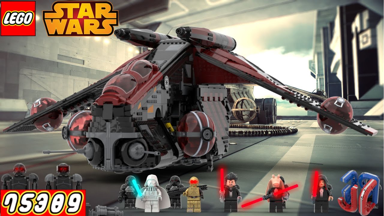 75309 DARK Republic Gunship ultimeit #legostarwarsmoc #legoclonewars