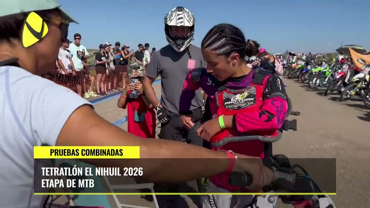 Así se vivió la etapa de mountain bike en el Tetratlón El Nihuil