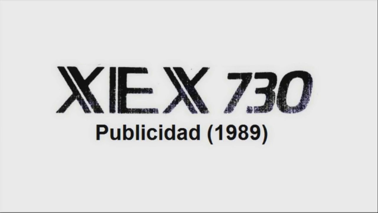 Publicidad XEX 730 AM - 22 de Diciembre de 1989