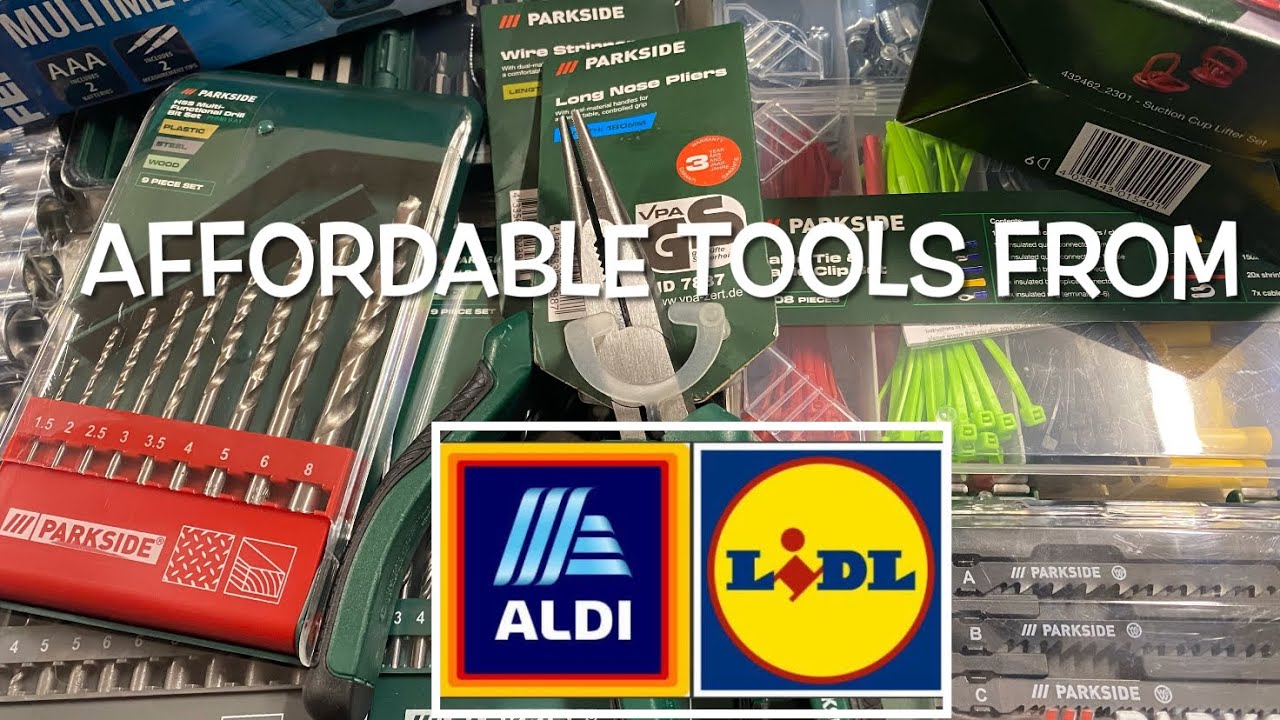 Affordable tools from Aldi workzone & Lidl Parkside. GIVEAWAY #18