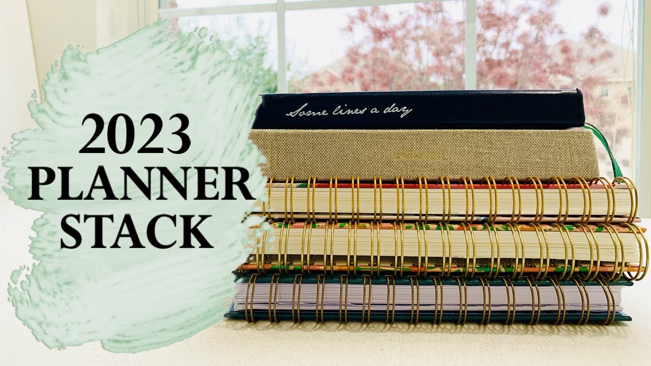 MY 2023 PLANNER STACK + JOURNALS + HOW I PLAN