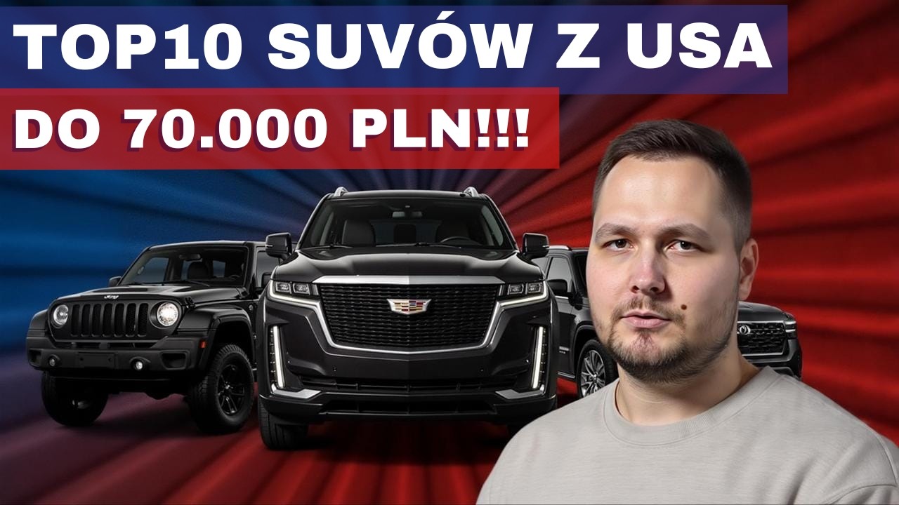 10 Najlepszych SUVów z USA do 70000 zł w 2025!
