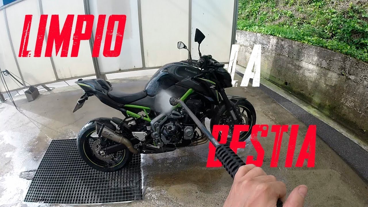 LIMPIO LA Z900 Y LA ENCIERRO
