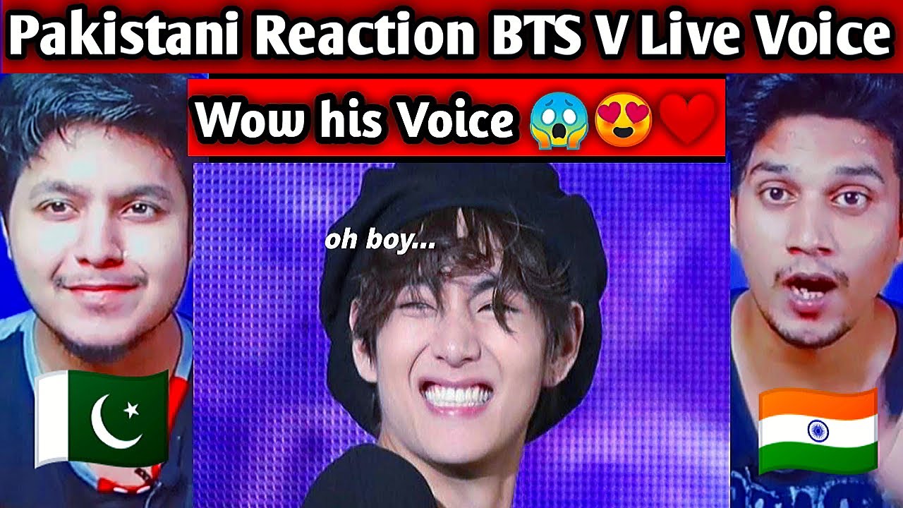 Pakistani reacts to V BTS 💜 | TAEHYUNG's REAL VOICE  💜| V  💜 BTS 태형 LIVE VOCALS | Dab Reaction