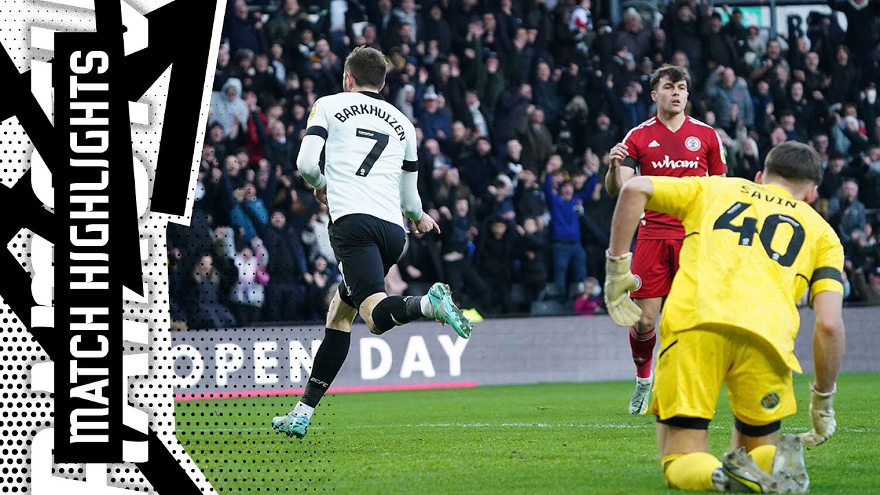 HIGHLIGHTS | Derby County Vs Accrington Stanley