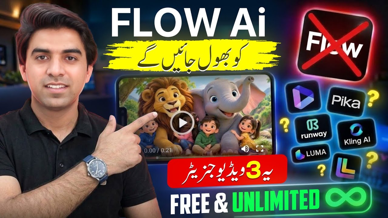 Google Flow کو چھوڑیں! 😱 FREE AI Tool Unlimited Long Video | Image to video ai free 🔥