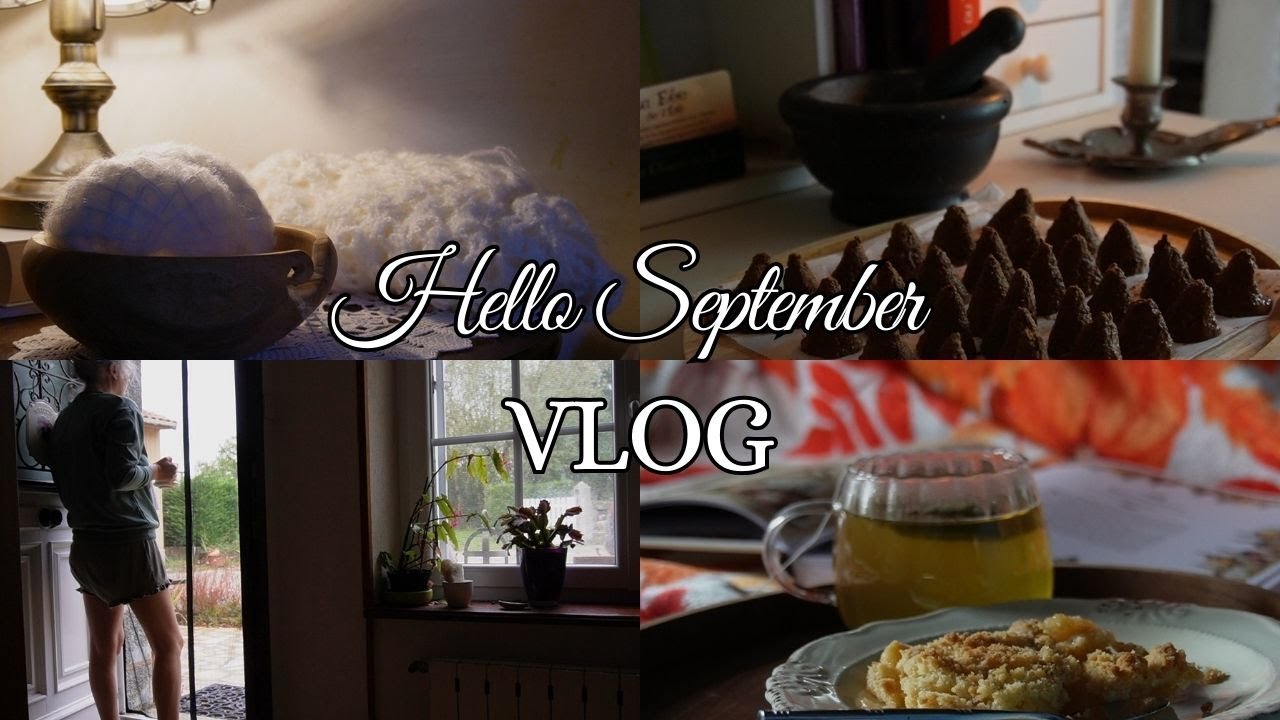🍂🍁✨️Hello September✨️🍁🍂 derniers jours d'été/fabrication d'encens/crochet/cuisine/slowliving/ASMR