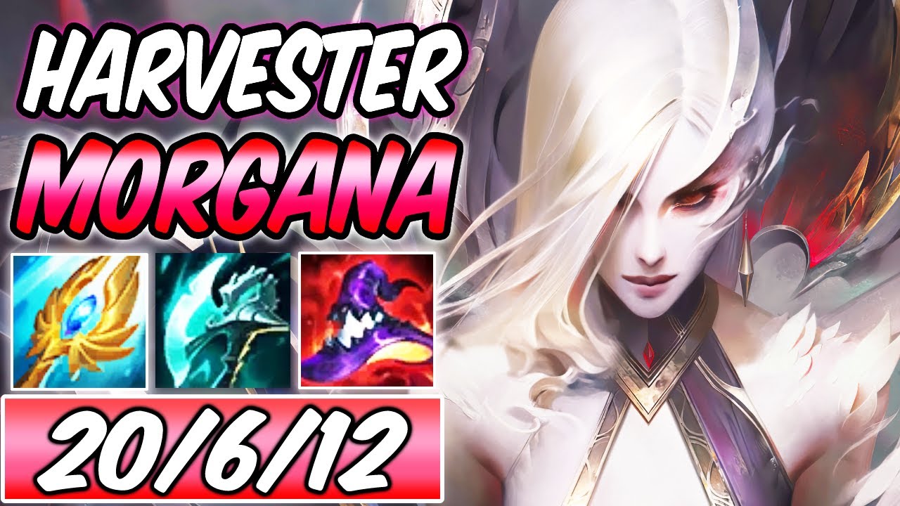 S+ MY DIAMOND NIGHT HARVESTER MORGANA MID HAS LEGENDARY BURST New Build & Runes | Coven Morgana S12