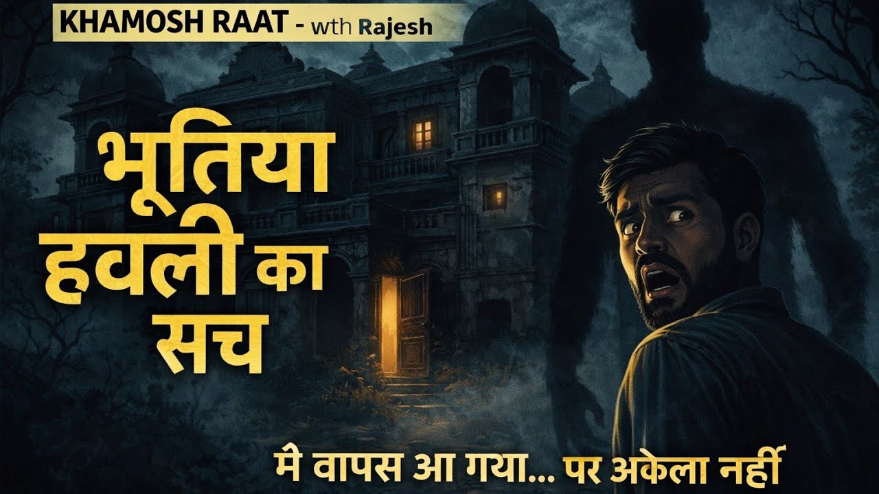 भूतिया हवेली का सच 😱 | Real Horror Story Hindi | KHAMOSH RAAT – with Rajesh