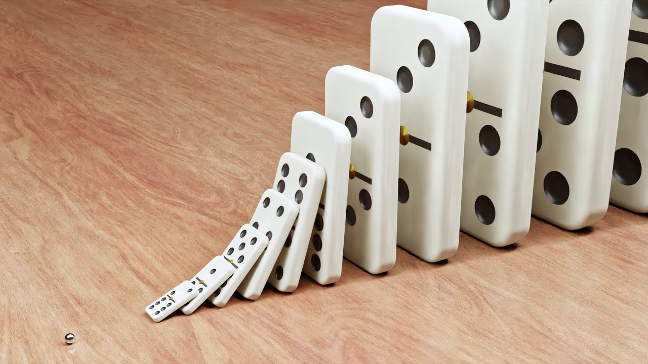 The BIGGEST Domino Effect Ever!!