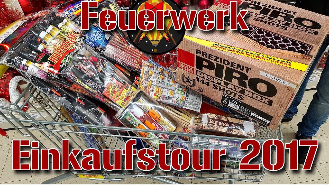 SILVESTER FEUERWERK EINKAUFSTOUR 2017/2018 | FireworksandBalloons