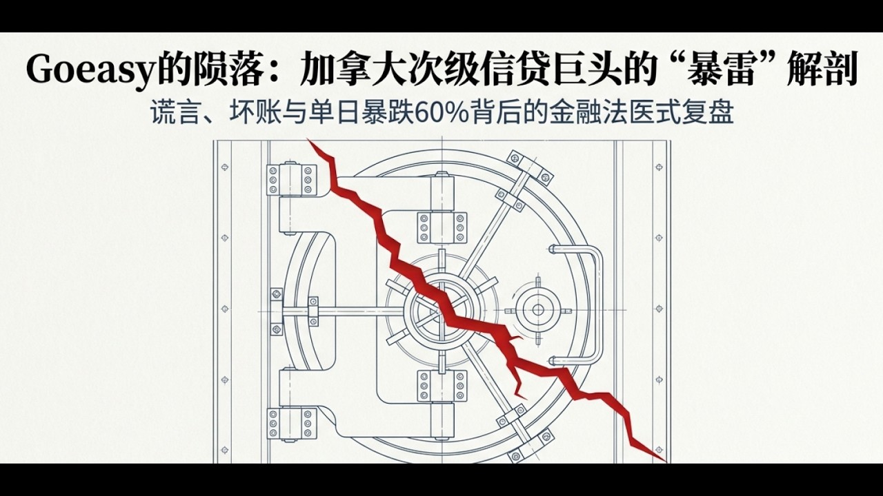 加拿大上市公司GOEASY股价闪跌，是次贷危机又来了？还是私人信贷危机的加拿大版本？对我们的生活影响几何？