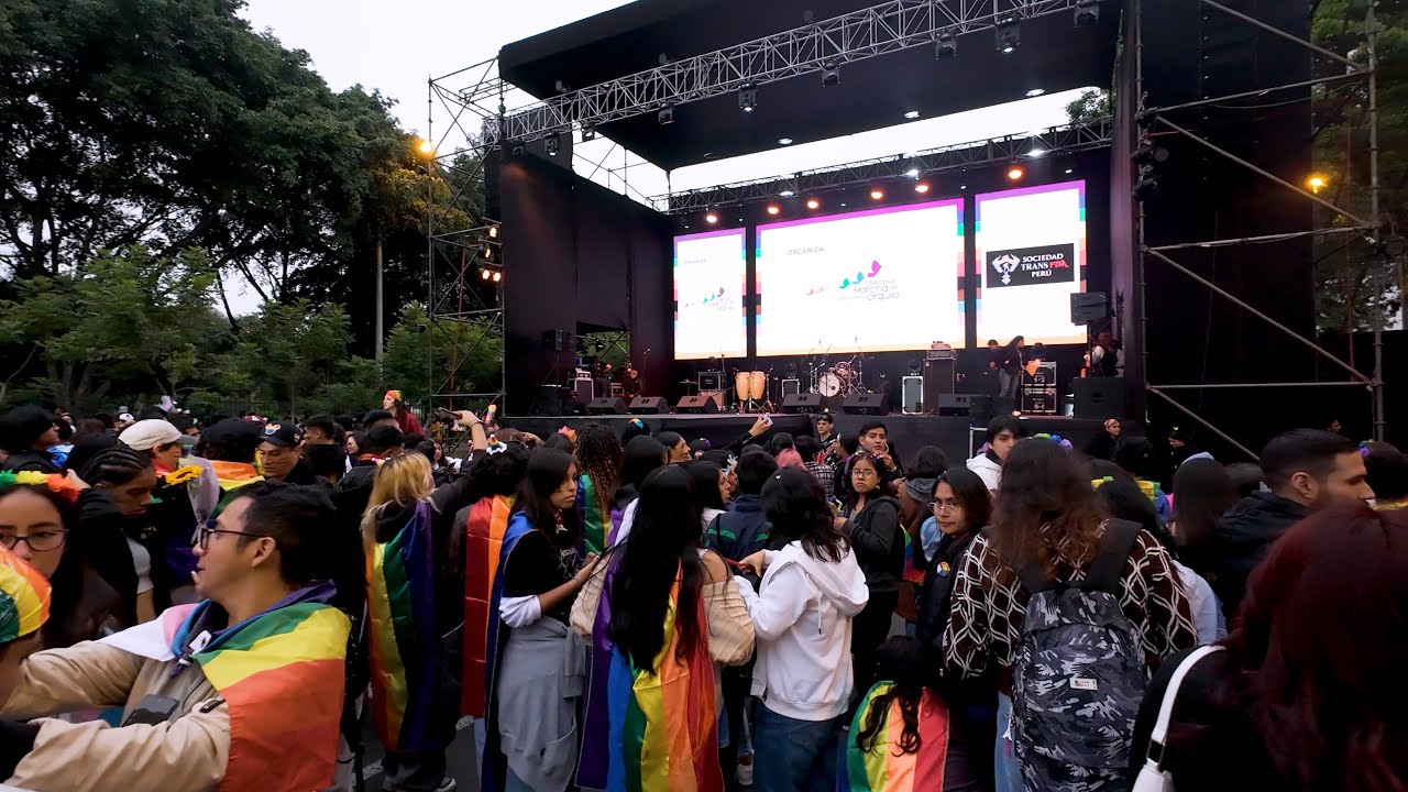 Marcha del Orgullo Lgbti+ de Lima un junio del 2024 | Lima Travel 4k
