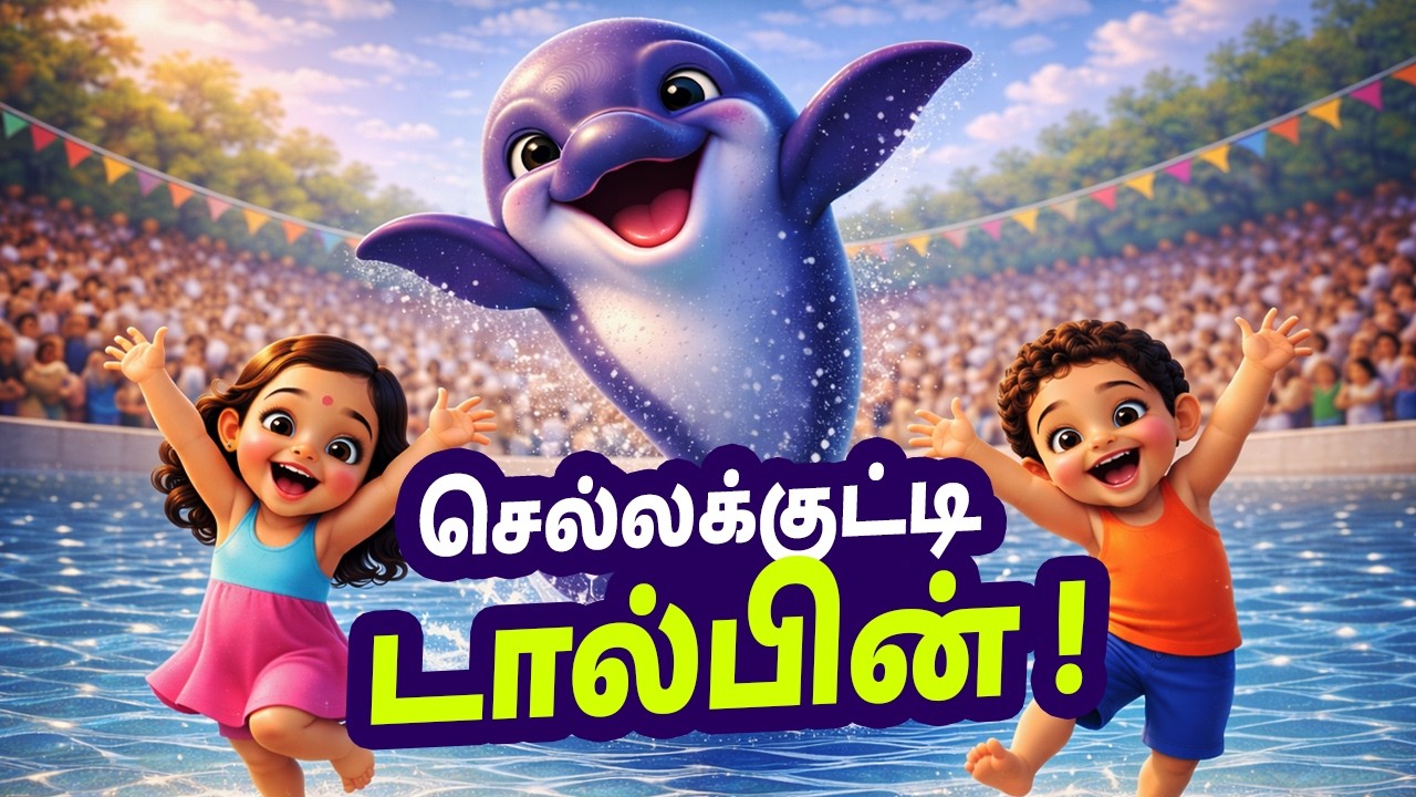 செல்லக்குட்டி டால்ஃபின்! 🐬 | Cute Dolphin Kids Song in Tamil | Dance & Fun | Puma Kidz