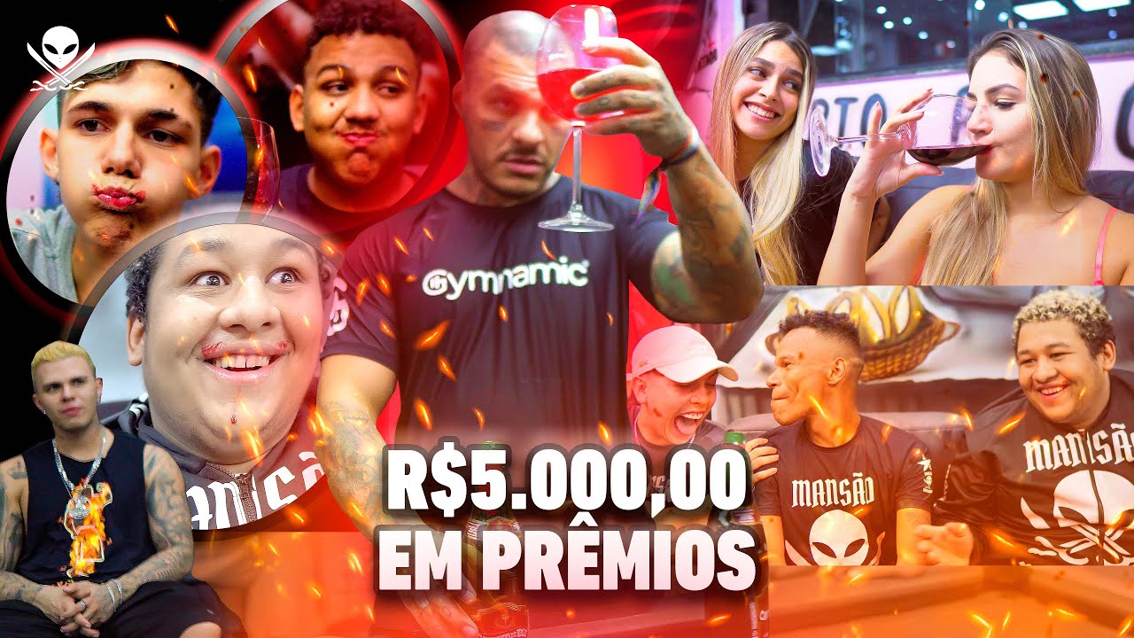 DESAFIO DO VINHO NA MANSÃO 2.0 | VALENDO R$5.000,00 EM PRÊMIOS