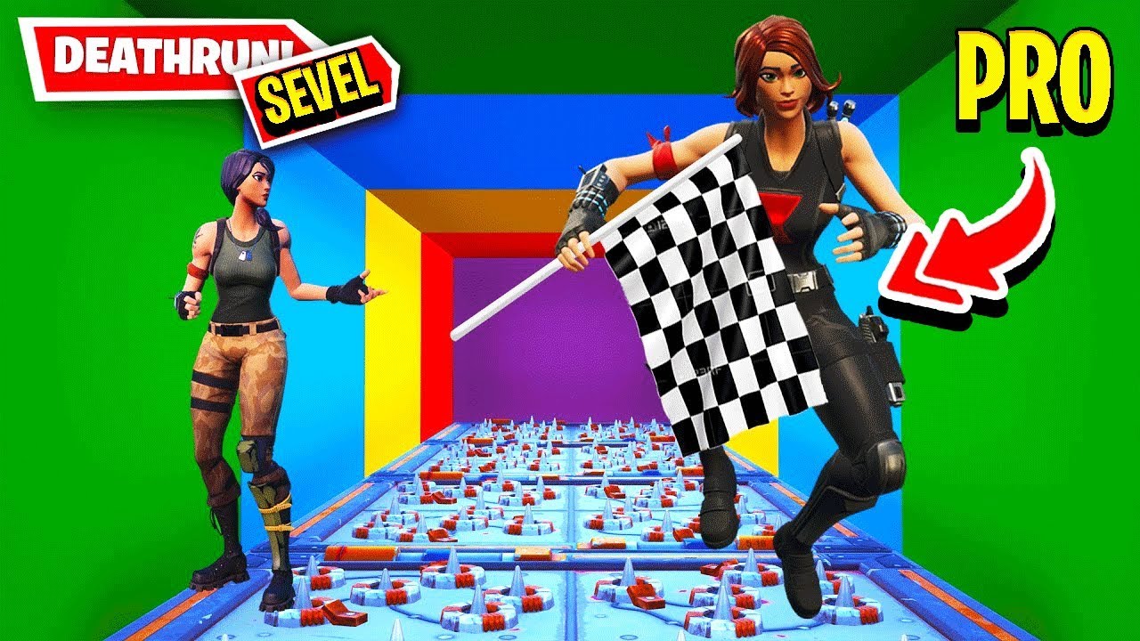 Ich spiele gegen einen PRO 200 Level Deathrun in Fortnite
