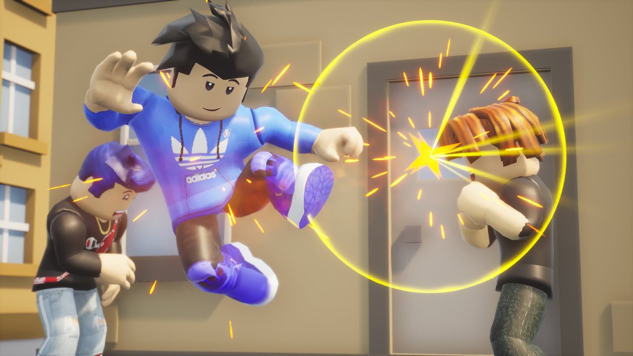 ROBLOX BULLY Story SEASON 2 PART 1 - Boxing 🥊🎵 LEMON FIGHT - Stronger 🥊🎵