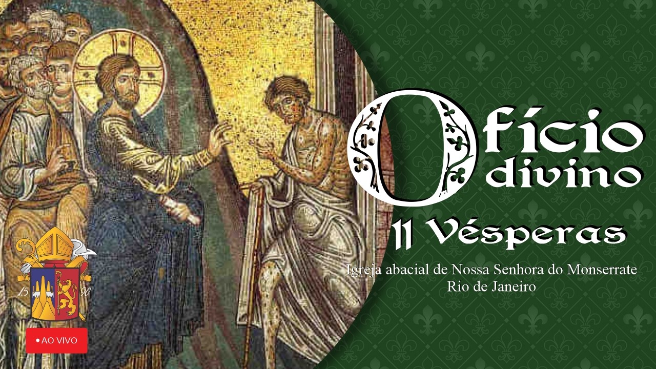 Ofício de II Vésperas ao vivo - Domingo - 15/02/2026 - Deixe suas intenções!